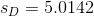 s_{D}=5.0142